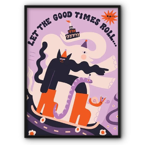 Let The Good Times Roll Canvas Print