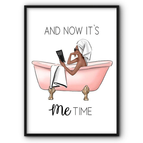 And Now It's Me Time Canvas Print