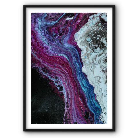 Purple Geode Canvas Print