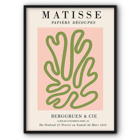 Matisse Papiers Decoupe No3 Canvas Print