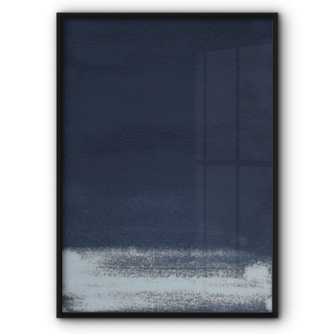 Blue and White Canvas Print