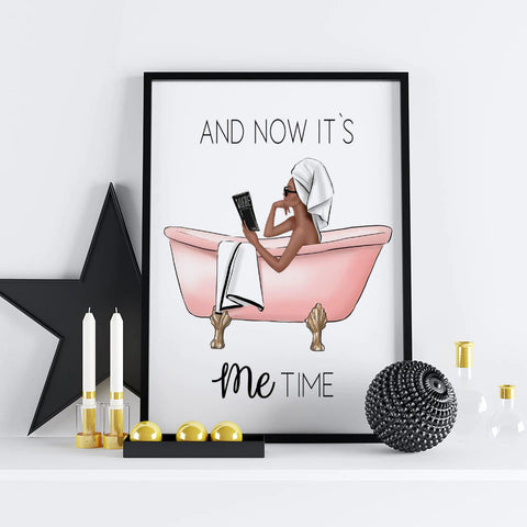 And Now It's Me Time Canvas Print