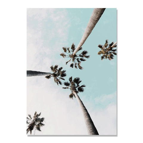 Tall Palm Trees Canvas Print