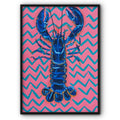 Scorpion On Pink & Green Canvas Print