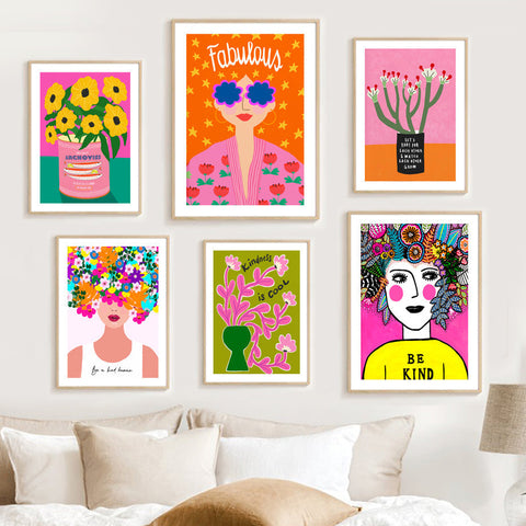 Simply Fabulous Girl Canvas Print