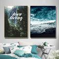 Love Living Forest Canvas Print