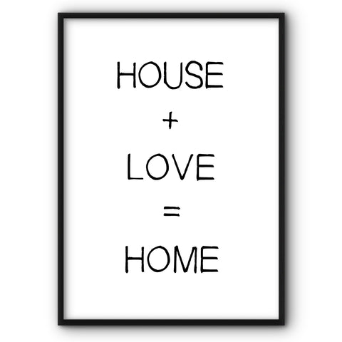 Home Canvas Print