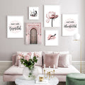 Islamic Pink Door Full Set (6 prints)