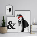 Marble Ampersand Canvas Print