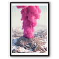 Pink Volcano Canvas Print