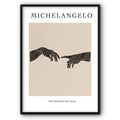 Michelangelo Creation of Adam Canvas Print