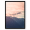 Sunset In The Mountains Canvas Print 1