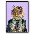 Fabulous Fashionista Tiger Canvas Print