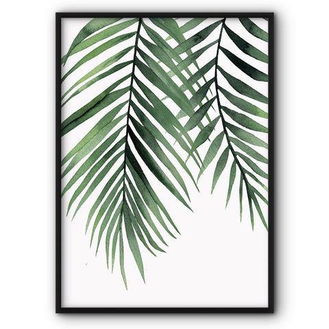 Green Leaf Plant No8 Canvas Print