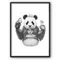 Punk Panda Canvas Print