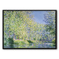 Monet Green Landscape Canvas Print