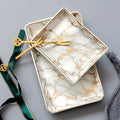 Golden Marble Pattern Tray