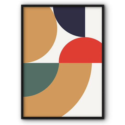 Abstract Shapes Canvas Print #1