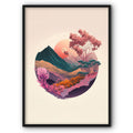 Magical Pink Forest Canvas Print