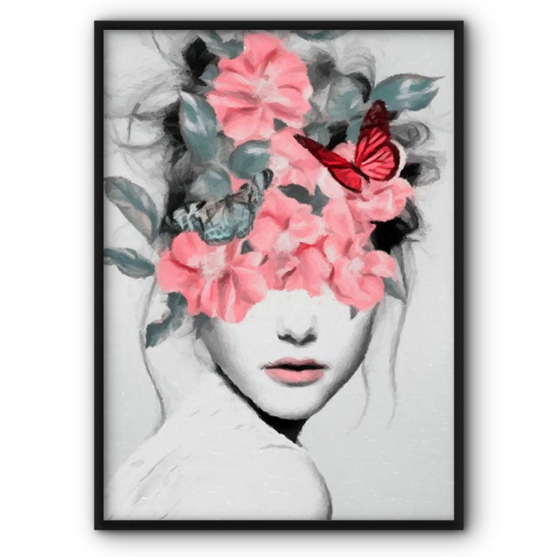 Flower Girl Canvas Print Poster Wall Art – The Style Habitat