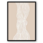 Abstract Line Art Knot Canvas Print