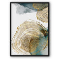 Abstract Golden Pith Canvas Print