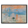 Monet Impression Sunrise Canvas Print