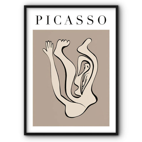 Picasso Female Acrobat Canvas Print