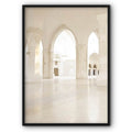 White Mosque Arch No1 Canvas Print