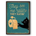 They See Me Rollin' They Hatin' Canvas Print