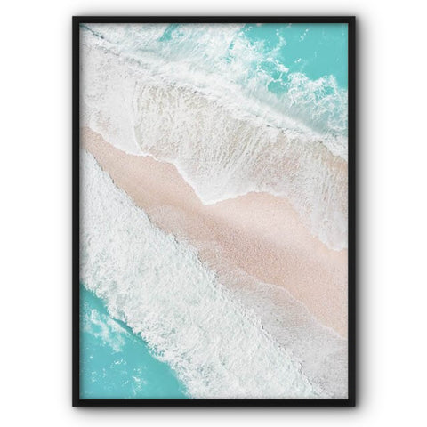 Ocean Shore Line Canvas Print