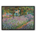 Monet The Artist's Garden at Giverny Canvas Print