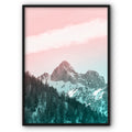 Rose Blue Mountains Canvas Print 3