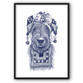 Frida Kahlo Dog Canvas Print