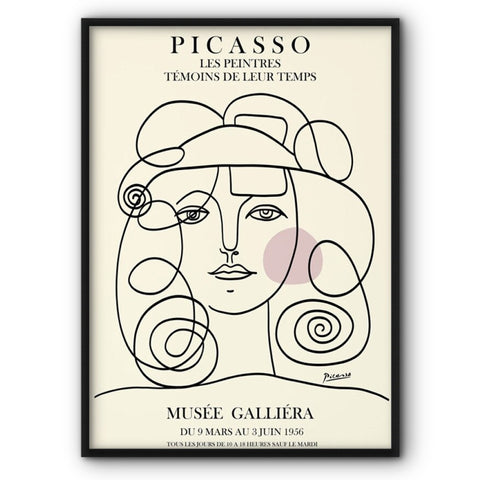 Picasso Woman's Face Canvas Print