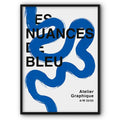 Les Nuances De Bleu Canvas Print