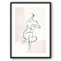Sensual Woman Silhouette Art Print