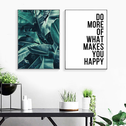 Do More Of What Makes You Happy Canvas Print