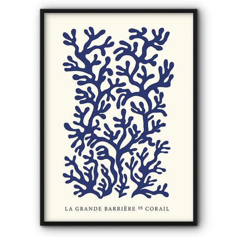 La Grande Barriere de Corail Canvas Print