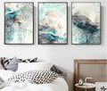 Abstract Art In Blue Canvas Print #3