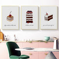Life Is Short Eat The Cake Canvas Print