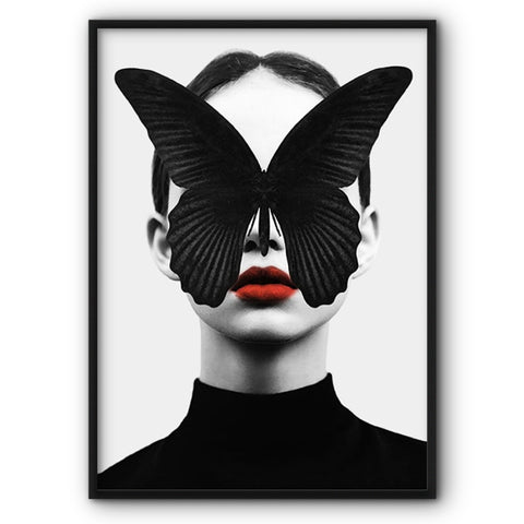 butterfly-woman-canvas-print