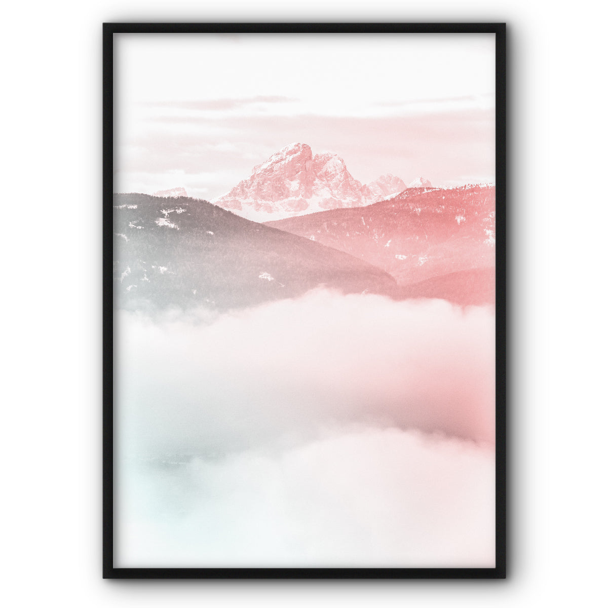 Rose Mountains Canvas Print Wall Art Poster – The Style Habitat