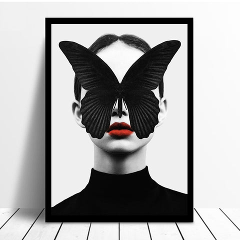 butterfly-woman-canvas-print