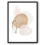 Abstract Shapes In Subtle Palette No3 Canvas Print