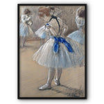Edgar Degas Blue Ribbon Dancer Canvas Print