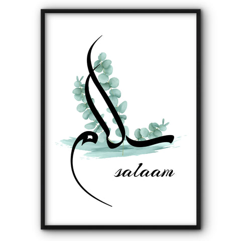 Salaam Peace Canvas Print
