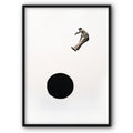 Man And The Black Hole Art Print