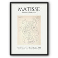 Matisse Sketch Flower Vase Canvas Print