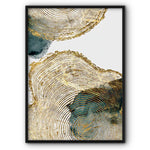 Abstract Golden Pith No2 Canvas Print